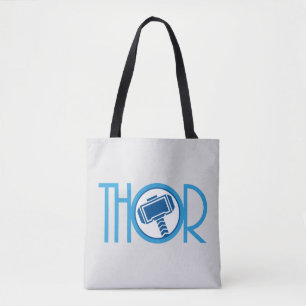Thor Art Deco Name Tote Bag