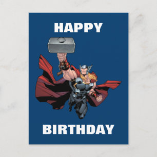 Thor Assemble Postcard