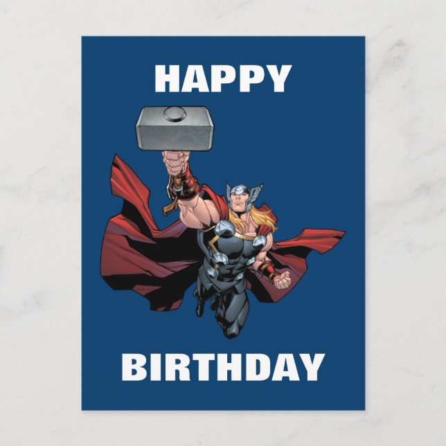 Thor Assemble Postcard (Front)