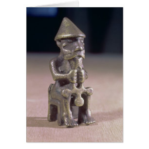 Thor avec un marteau, statuette trouvée en Islande