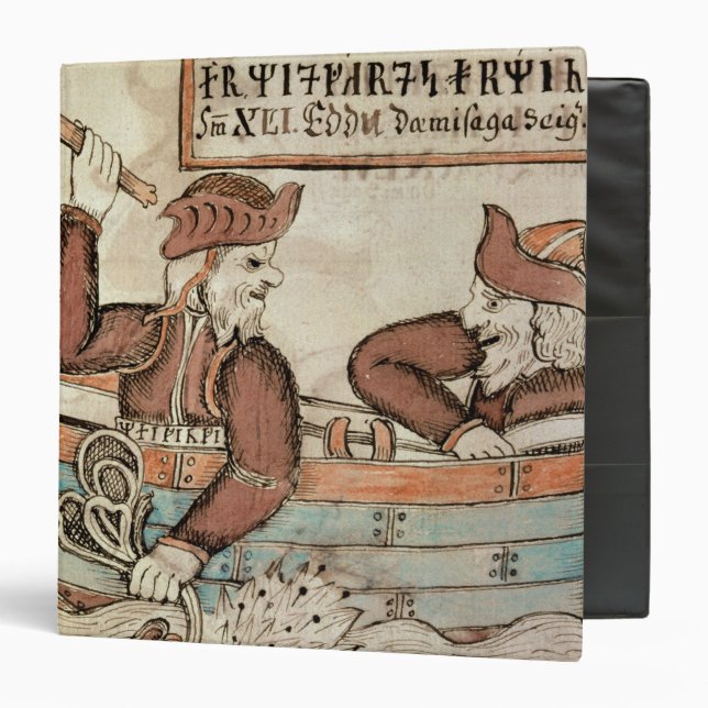 Thor fishing for the serpent of Midgard Binder (Front/Inside)