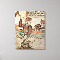 Thor fishing for the serpent of Midgard