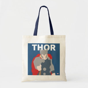 Thor Flat Colour Character Art Tote Bag