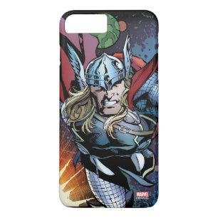Thor Flying Through Space Comic Panel iPhone 8 Plus/7 Plus Case