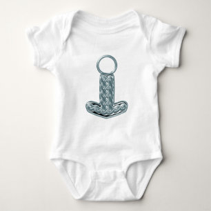 Thor Hammer Mjölnir Baby Bodysuit