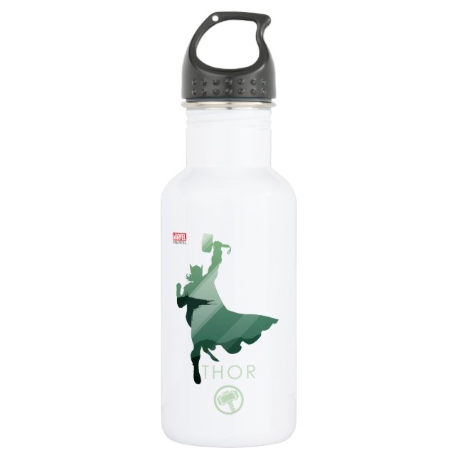 Thor Heroic Silhouette 532 Ml Water Bottle (Front)