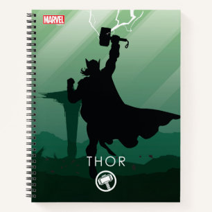 Thor Heroic Silhouette Notebook