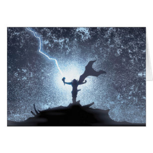 Thor Lightning Comic Panel