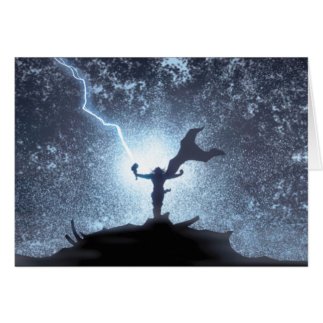 Thor Lightning Comic Panel (Front Horizontal)