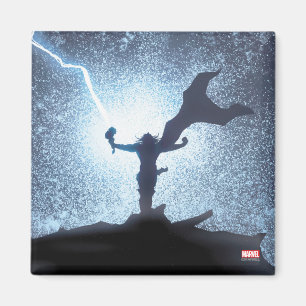 Thor Lightning Comic Panel Magnet