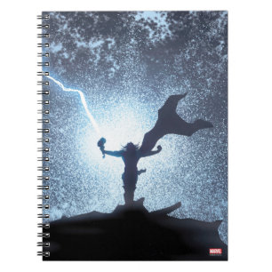 Thor Lightning Comic Panel Notebook