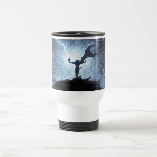 Thor Lightning Comic Panel Travel Mug (Center)