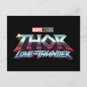 Thor: Love and Thunder Logo Postcard
