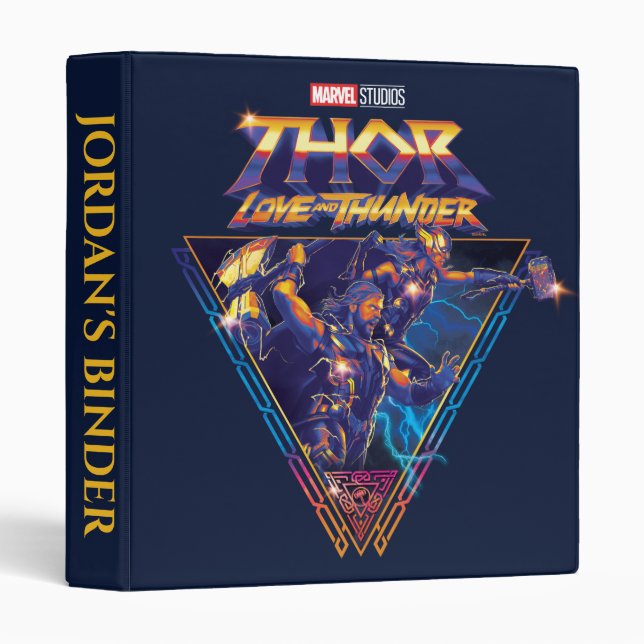 Thor: Love and Thunder Prismatic Triangle Graphic Binder (Front/Spine)