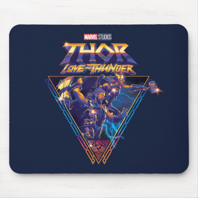 Thor: Love and Thunder Prismatic Triangle Graphic Mouse Pad (Front)