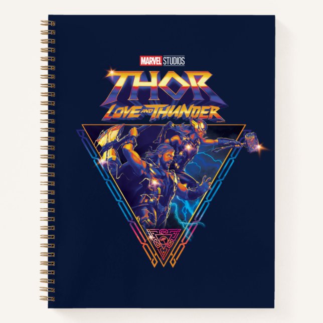 Thor: Love and Thunder Prismatic Triangle Graphic Notebook (Front)