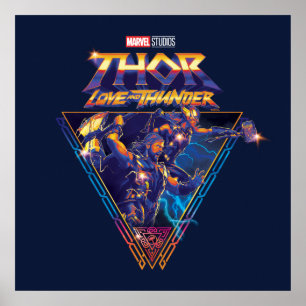 Thor: Love and Thunder Prismatic Triangle Graphic Poster