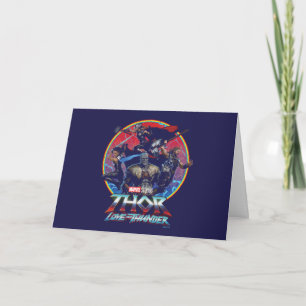 Thor: Love and Thunder Retro Group Graphic Card