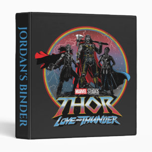 Thor: Love and Thunder Vintage Group Graphic Binder