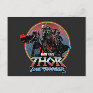 Thor: Love and Thunder Vintage Group Graphic Postcard