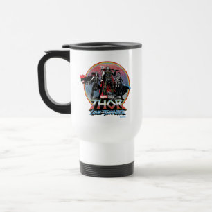 Thor: Love and Thunder Vintage Group Graphic Travel Mug