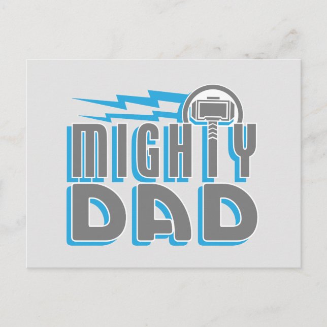 Thor | Mighty Dad Postcard (Front)