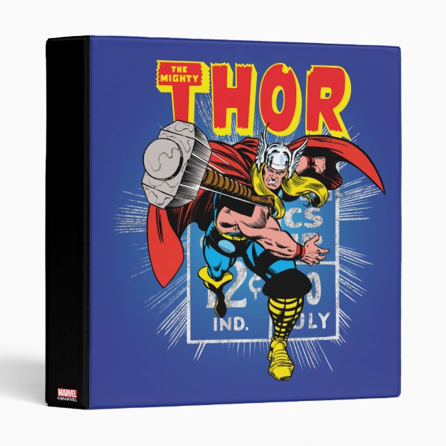 Thor Retro Comic Price Graphic Binder (Front/Spine)