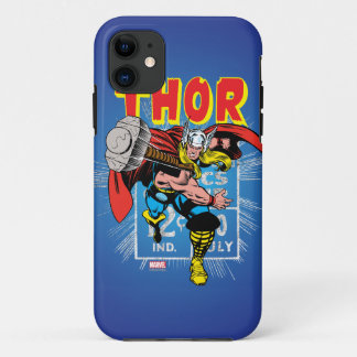 Thor Retro Comic Price Graphic iPhone 11 Case