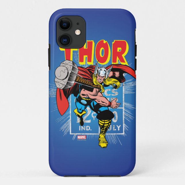 Thor Retro Comic Price Graphic Case-Mate iPhone Case (Back)