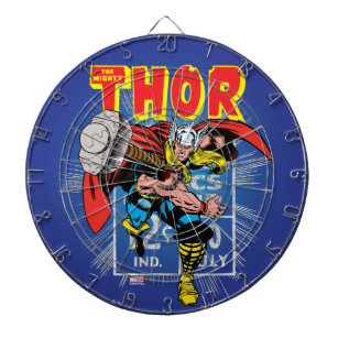Thor Retro Comic Price Graphic Dartboard