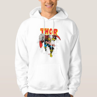 Thor Retro Comic Price Graphic Hoodie
