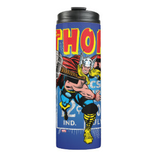 Thor Retro Comic Price Graphic Thermal Tumbler