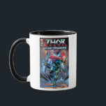 Thor Stormbreaker Comic Cover Homage Mug<br><div class="desc">Thor: Love and Thunder | Check out this comic book cover homage featuring Thor tossing Stormbreaker!</div>