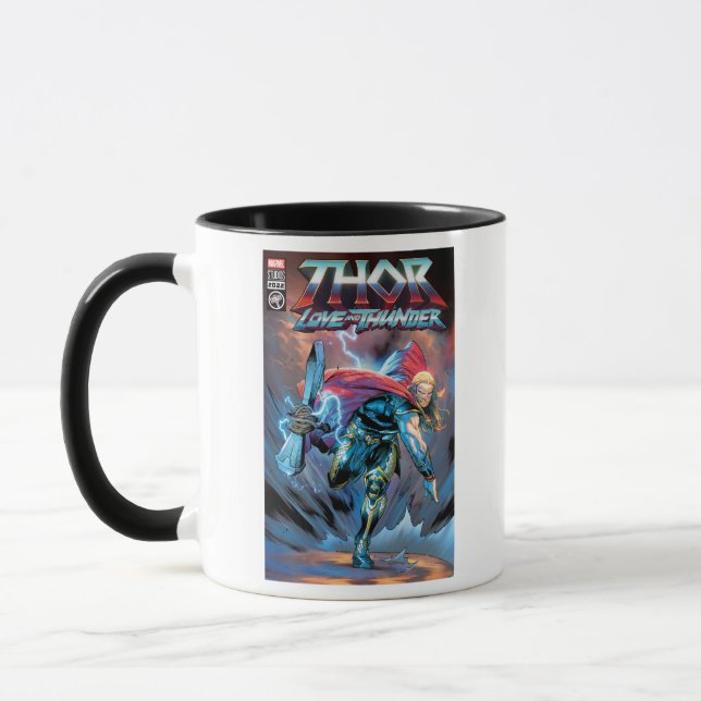 Thor Stormbreaker Comic Cover Homage Mug (Left)