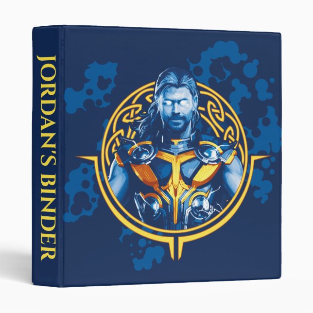 Thor Stylized Asgardian Graphic Binder (Front/Spine)