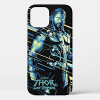 Thor Stylized Striped Character Graphic