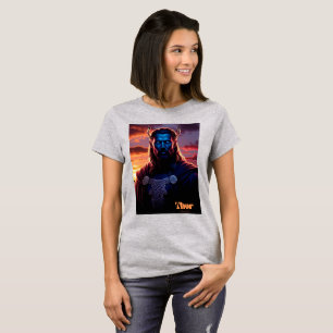 THOR VIKING Basic Dunkles T-Shirt