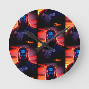 THOR VIKING  ROUND CLOCK