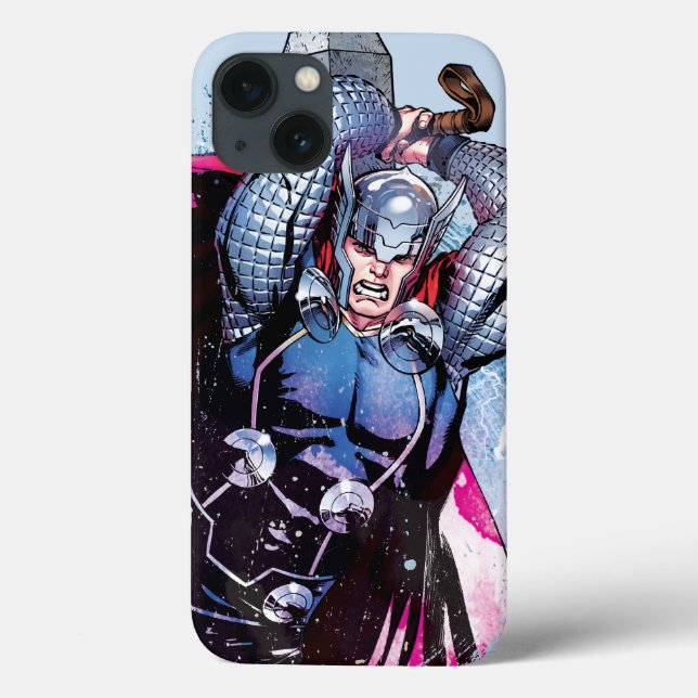 Thor Watercolor Character Graphic Case-Mate iPhone Case (Back)