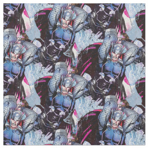 Thor Watercolor Character Graphic Fabric