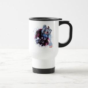Thor Watercolor Character Graphic Travel Mug