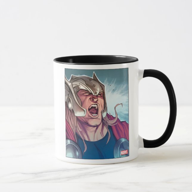 Thor Yell Comic Panel Mug (Right)