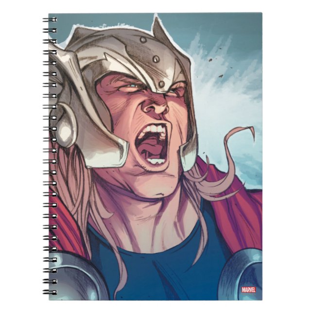 Thor Yell Comic Panel Notebook (Front)