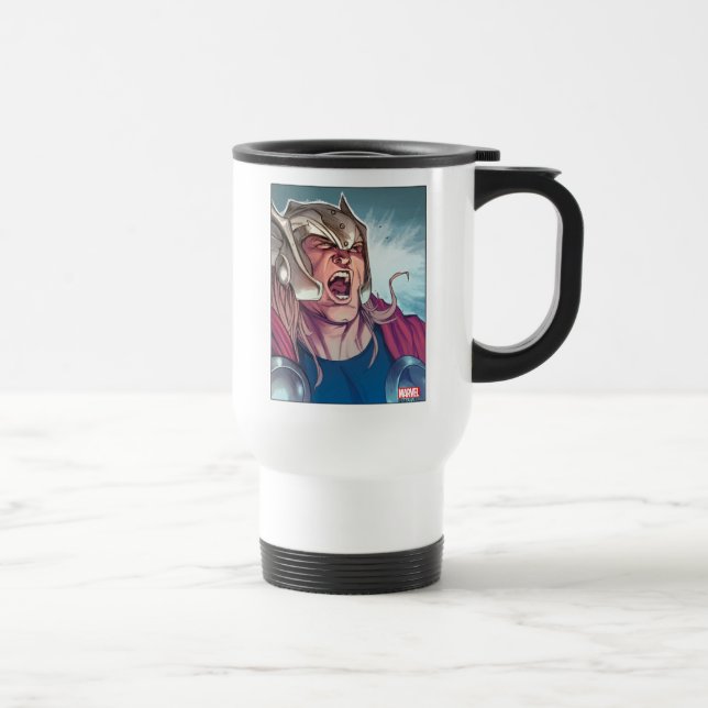 Thor Yell Comic Panel Travel Mug (Right)