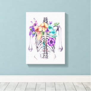 Thoracic cage canvas print