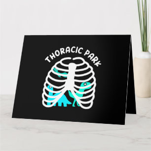 Thoracic Park Dinosaur Cute Cartoon Animal 2 Card
