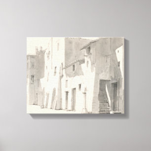 Thorald Laessoe - A Sunny Street at Tivoli Canvas Print