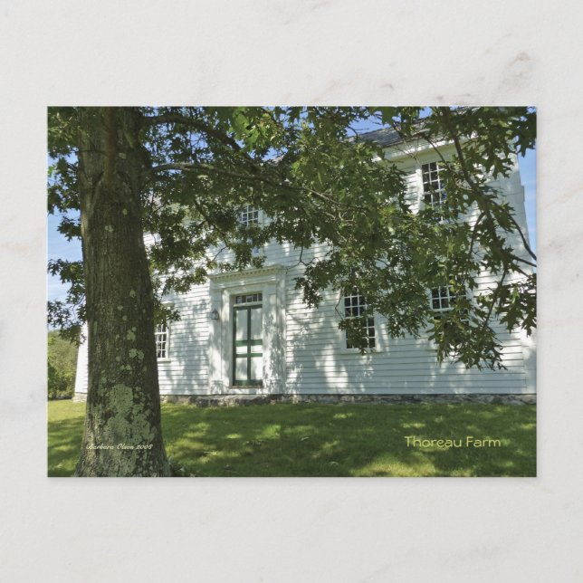 Thoreau Farm Postcard (Front)