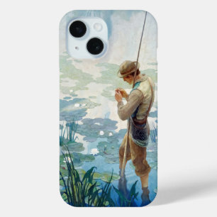 Thoreau Fishing at Walden Pond by N. C. Wyeth iPhone 15 Case