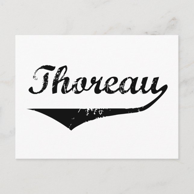 Thoreau Postcard (Front)